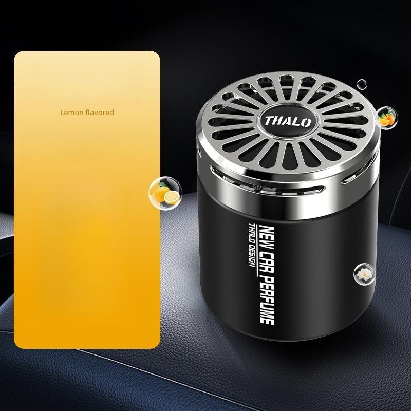 

1PC car aromatherapy odor removal artifact solid balm advanced sense lasting fragrance air fresh ornament Lemon