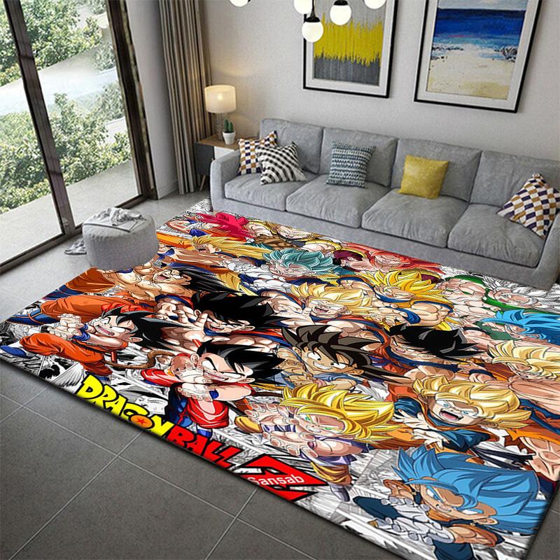 Dragon Ball Household Decorative Floor Matanime soft washable cartoon floor carpet