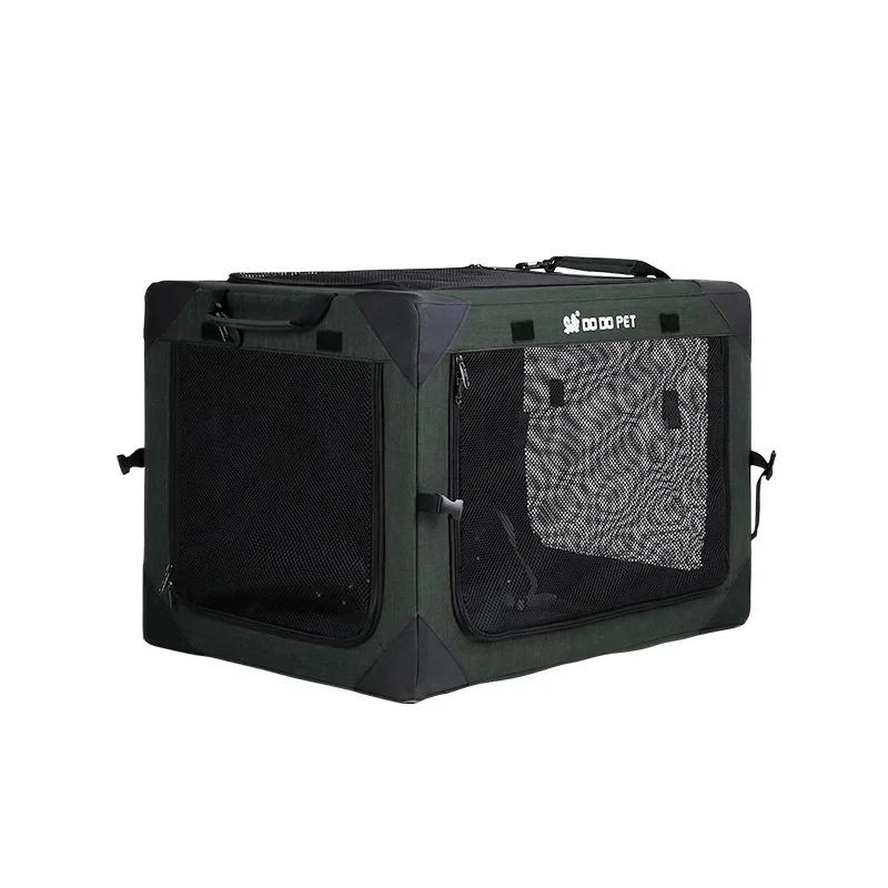 

Автомобильная клетка для собак, цельная складная будка для золотистого ретривера, корги, клетка для домашних животных, палатка для больших и средних кошек S зелёный