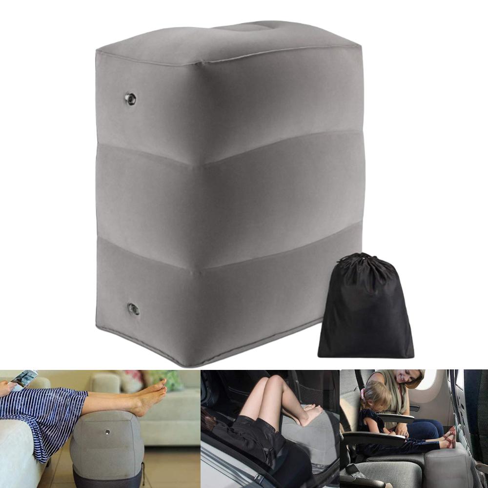 Repose Pieds Siege Auto Matelas Gonflables Coussin Repose-pieds Gonflable - Hauteur Réglable Pour Bureau, Maison Et Voyage - Confort Optimal Pour Dormir Et Se Détendre Coussin Gonflable Pouf Gonflable