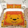 3Pcs Winnie Pooh Frame Bedding Set Quilt Cover Pillowcase Home Christmas Xmas Halloween Gift 1 Duvet Cover 2 Pillowcase M924582