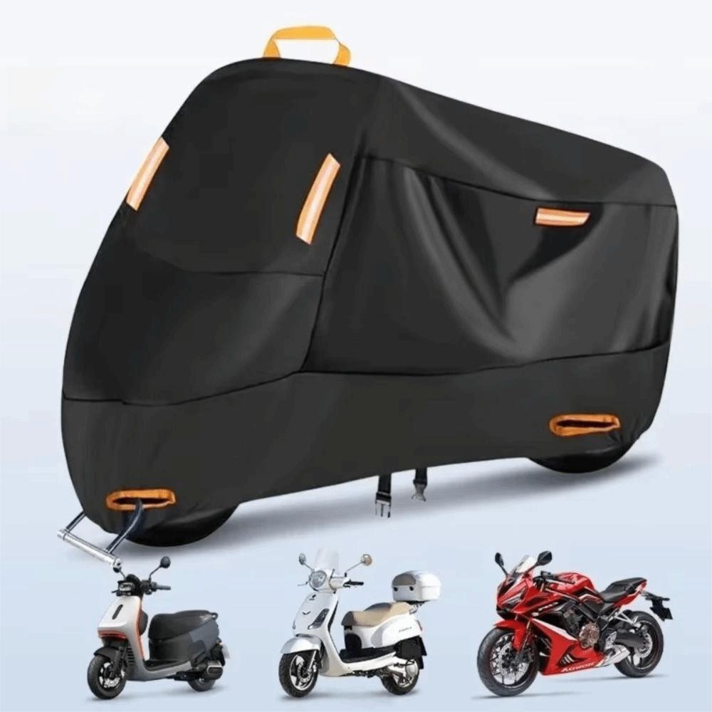 Waterproof Motorcycle Tarpaulin Thickened Scooter Cover Durable UV Protective Cover Outdoor