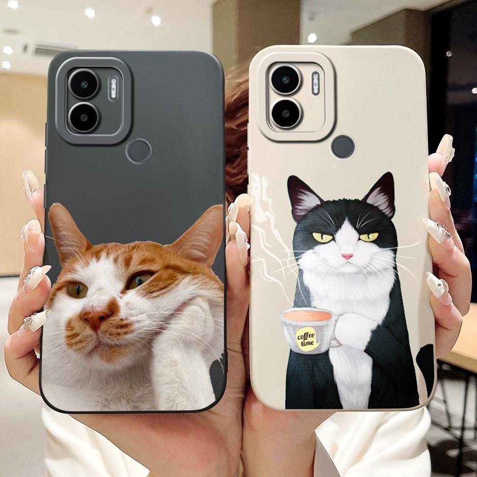 For Xiaomi Redmi A2 Case Redmi A2+ New Candy Painted Cover Shockproof Phone Case For Xiaomi Redmi A2 Plus RedmiA2 A2+ Soft Shell