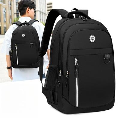 Jednoduché texturované sportovní batohy na dvě ramena Velkokapacitní batoh Univerzální na krátké výlety Ležérní taška na notebook pro muže a ženy