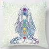 Mysterious Vintage Religious Yoga Symbol Pillowcases Home Decor housse de coussin cojines decorativos para sofá poduszka