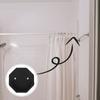 Für Zuhause Hotel Badezimmer Zubehör Vorhangstangenhalter Duschstangenständer Vorhangstangenhalter