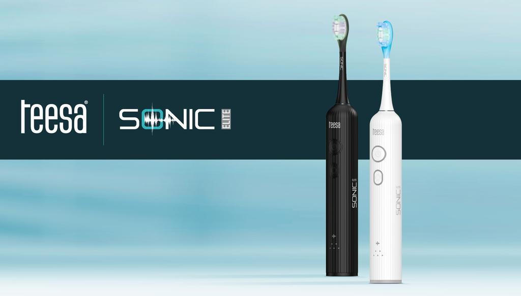Teesa Sonic Elite white sonic toothbrush