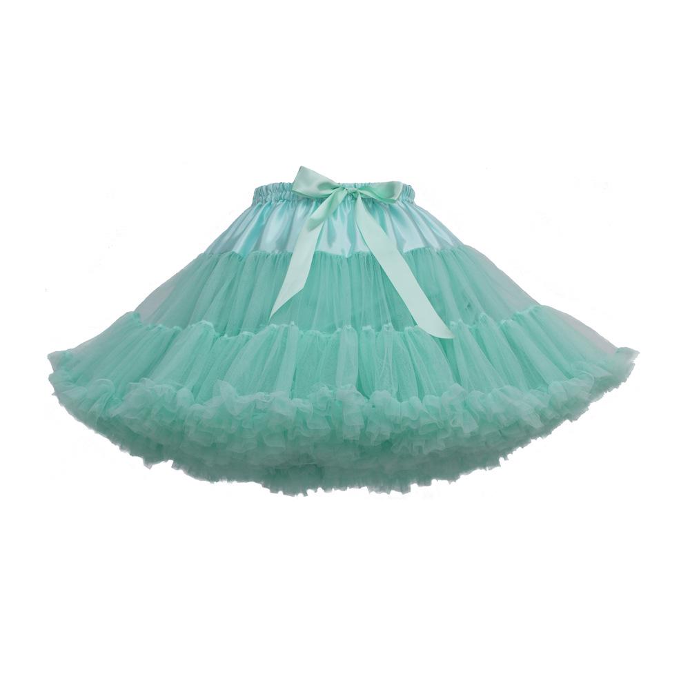 Spodnička Lolita Cloud: Trendy bezkostá čistá příze puff sukně pro cosplay