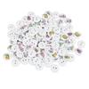 100pcs 0.6 Inch Wooden Buttons 2 Holes Round Buttons Cartoon Decorative Buttons  For DIY Crafts