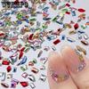 Mixed Colorful Nail Art Charms Flatback Mini Nail Decorations Kit DIY Crafts Making Supplies Festive Home Indoor Outdoor Party Decorations
