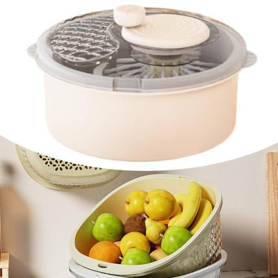 Portable Fruit Vegetable Washer Professional Hand Crank Fruit Vegetable Fruit Washer Cleaner Kitchen Tool for Household Use