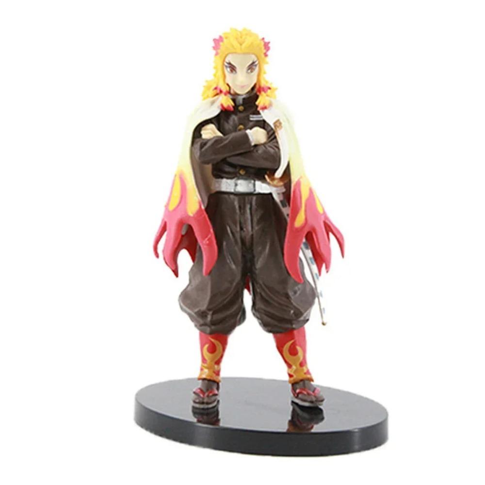 Anime Demon Slayer Figure Kamado Tanjirou Nezuko Action Figures PVC Model Toys Zenitsu Figurine Inosuke Kimetsu No Yaiba Figura