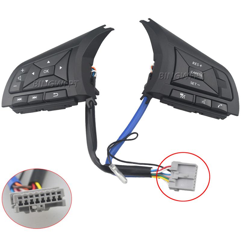 Car Styling Cruise Control Volume Steering Wheel Switch Button For Nissan Note Epower 2018 2019 2020 Np300 2017