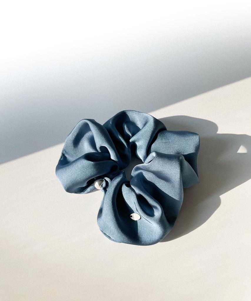 Ourthings Classic Blue Scrunchie