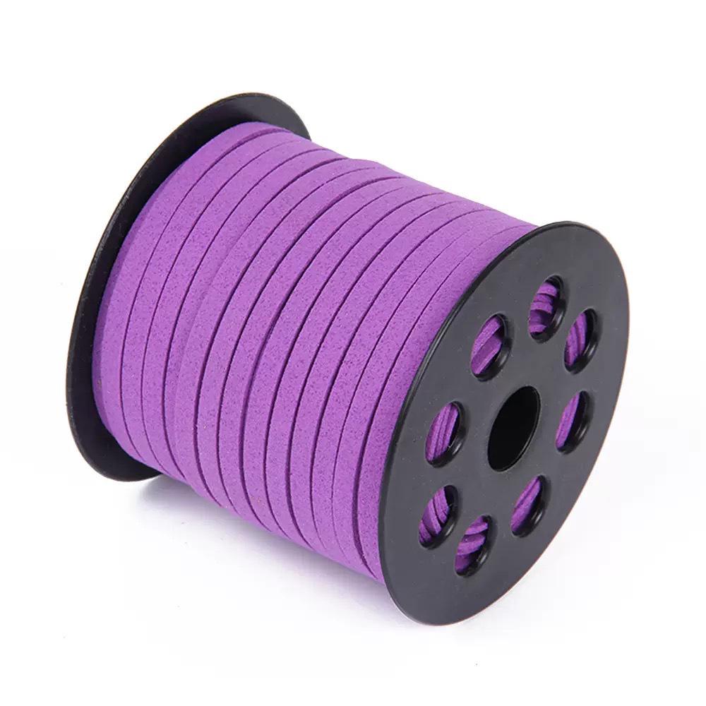 5mm Doppelseitiges Koreanisches Samt-Wildlederband für DIY-Schmuck, Armbänder, Geschenkboxdekoration und Bindeband.