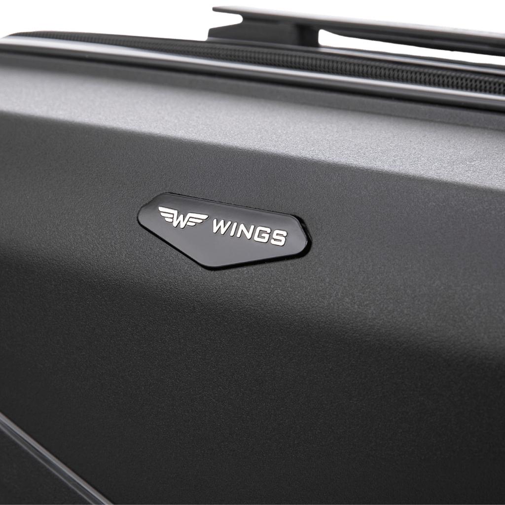 Zestaw 3 Walizek Wings Phoenix 2.0 Polipropylen Black
