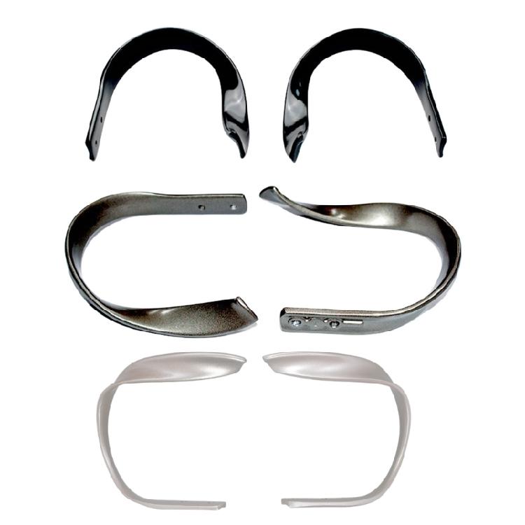 Contemporary Metal Drapery Tiebacks 2 Pack Wall Mounted Curtain Holdbacks Hooks Accessories for Elegant Interior Decors