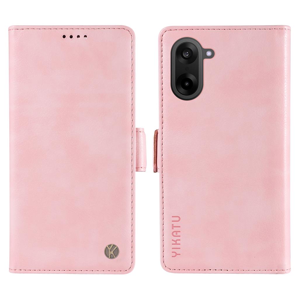 For OnePlus Nord CE5 5G/OnePlus Ace 5 Racing 5G Case YIKATU YK-007 Litchi Texture PU Leather Wallet Phone Cover