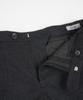 BIRBANTE Spandex S.L Fit Hidden Elastic Waist Slacks - Charcoal Stripe
