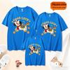 2026 Year of the Horse Red T-Shirt: Pure Cotton Festive Family Matching Outfits for New Year Celebration- Short Sleeve Parent-Child Wear