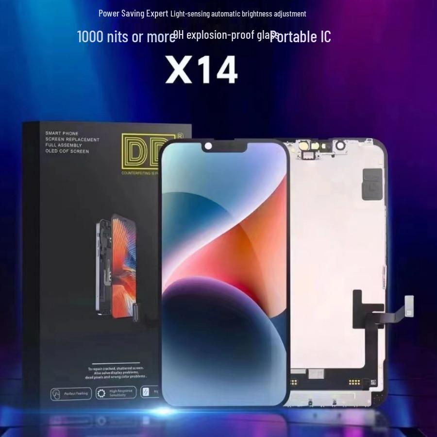 OLED Screen Assembly for iPhone 13, 13 Pro, 13 Pro Max, 14, 14 Pro, 14 Pro Max