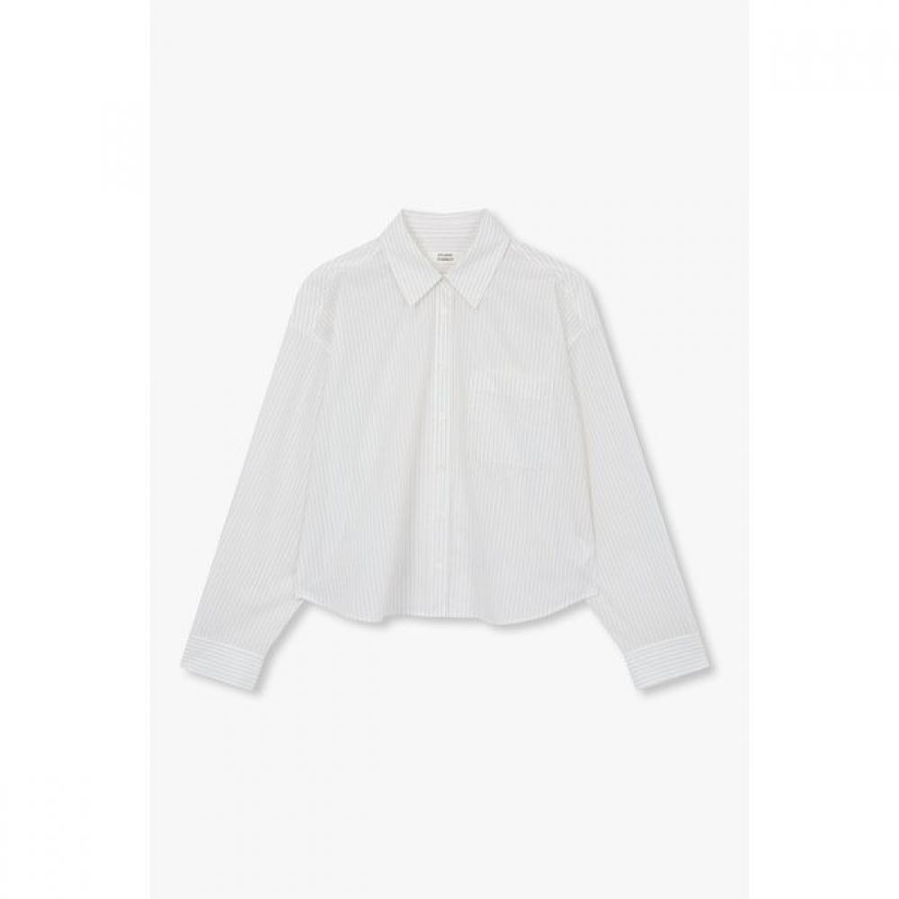 STUDIO TOMBOY Back Banding Stripe Long Sleeve Shirt 9105321087ar 