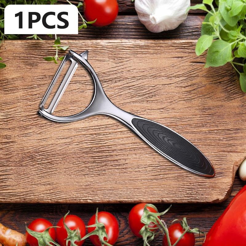 WXCOO Multi-Functional Vegetable Peeler for Kitchen Stainless Steel Scraping Tools Pineapple Pumpkin Sugarcane Knife