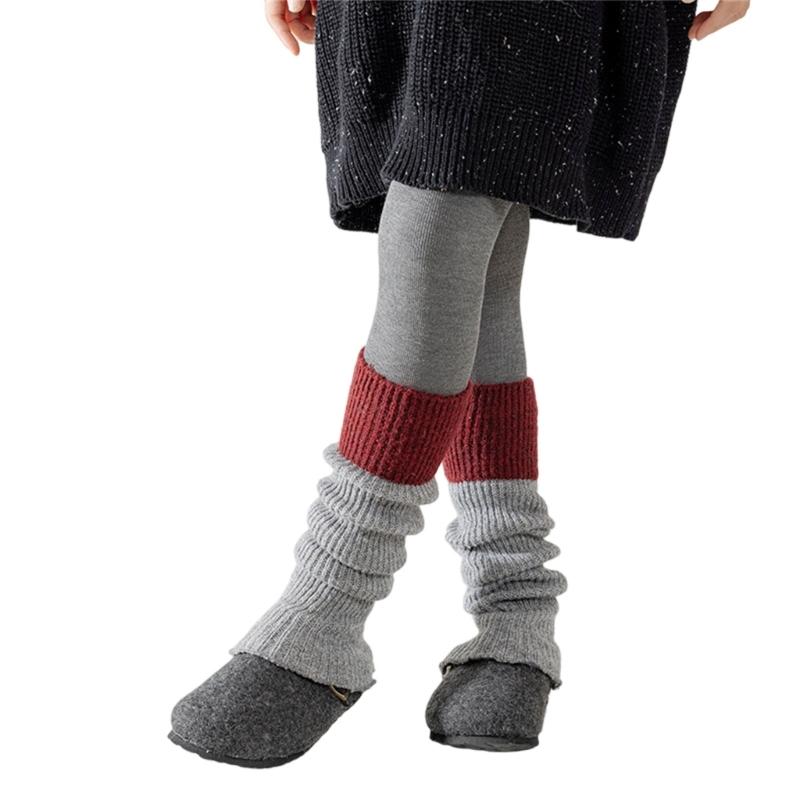 Children's Sweet Leg Warmer Cosy Knitting Fabric Breathable & Stackable for Baby Girls 3 to 13 Year Socks Sleeve