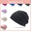 Color Solid Trendy Oversized Knitted Hat Unisex Fashion Breathable Warm Features
