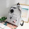 Canvas backpack for junior high school students in the Fengsen department of the college