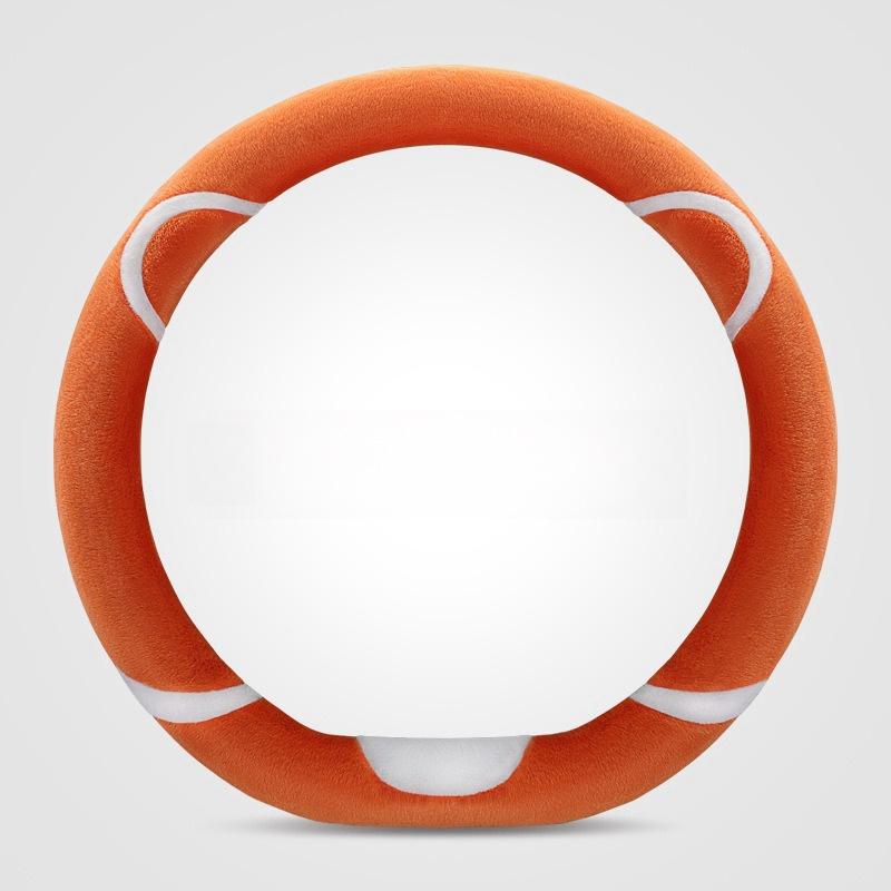 

Style Cartoon Steering Wheel Cover With Short Plush Material Perfect Winter For StyleN