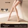 Momo Double-Layer Detachable Nude Look Fleece-Lined Leggings for Women - Spring/Autumn