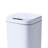 Small Bathroom Trash Can with Lid, Plastic Rectangular Kitchen Garbage