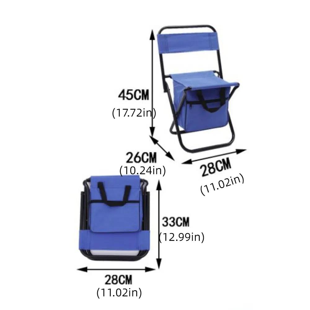 Strong Load-bearing Folding Camping Chair Wear-resistant Sports Beach Chairs Picnic