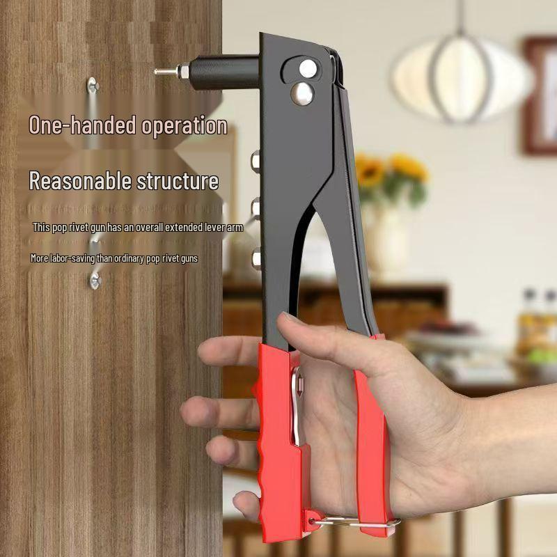 Automatic & Manual Rivet Gun for Bathroom Door Hinges and Core Pulling