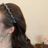 U-shaped Rhinestone Hair Band Non-Slip Face Wash Hairband Sweet Pearl Headband  Makeup