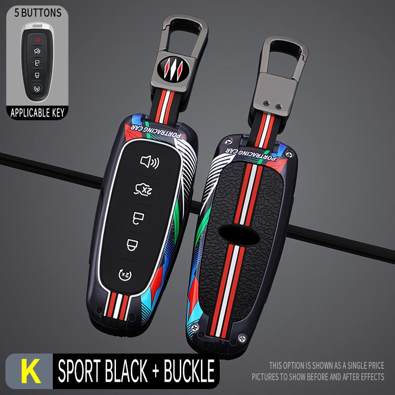 5 Buttons Car Remote Control Key Case Cover Shell Fob For Ford Escape Focus C Max Kuga Edge Explorer Taurus Keyring Accesories