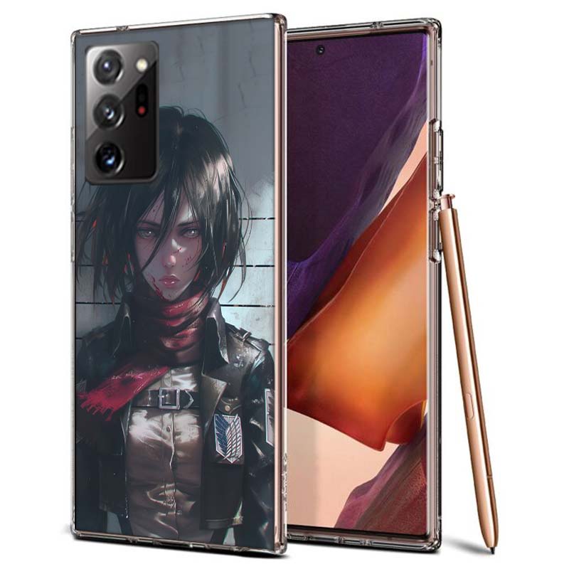 Character MIKASA Phone Case for Samsung A55 A35 A25 A15 A07 A05S A16 A17 A26 A36 A37 A56 A57 Galaxy Note 20 10 A50S A71 A51 A31