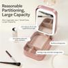 LED Make-up Aufbewahrungsbox Kosmetiktasche Mit Spiegel Für Frauen Tragbar Touch Licht Aufbewahrungs-Organizer Kabellose Make-up Box