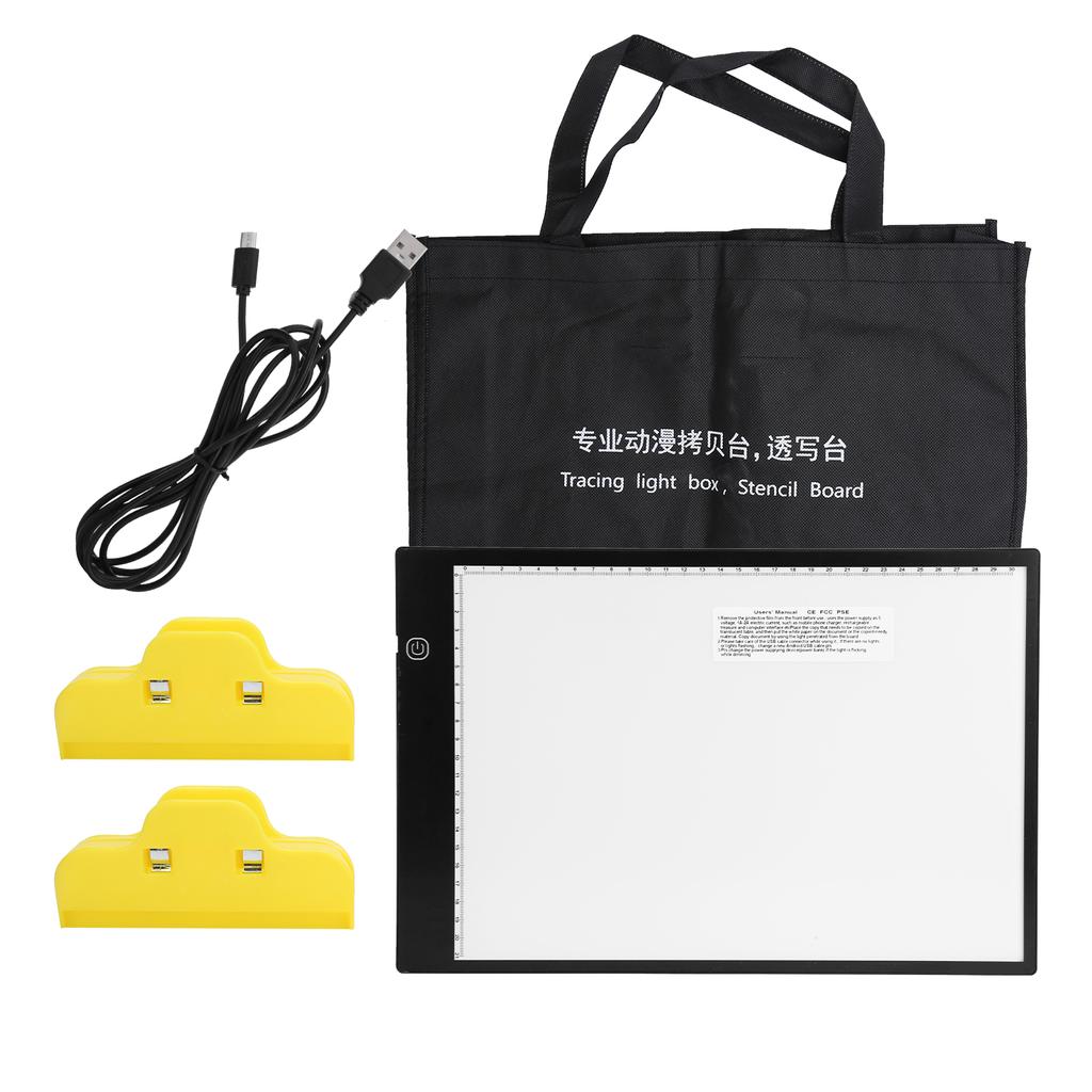Portable  Light Box LED Tracing Drawing Board Adjustable Brightness for Artist Kid Painting Graffi