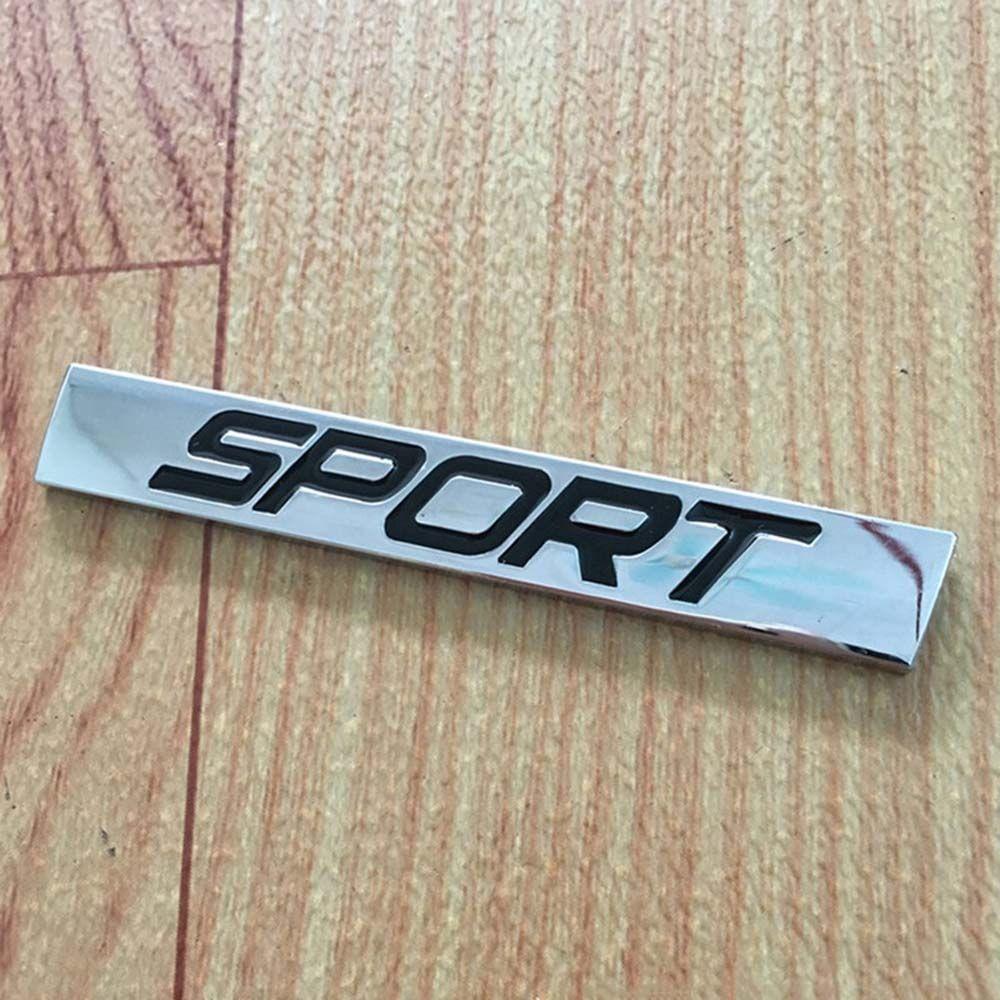 Metal Badge Square Bar Car Styling Decal Emblem Badge Auto Refitting Accessories 3D Car Sticker