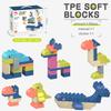 Large Soft Building Blocks Gift Box for 0-3 Years Toddler Early Learning Toy Set