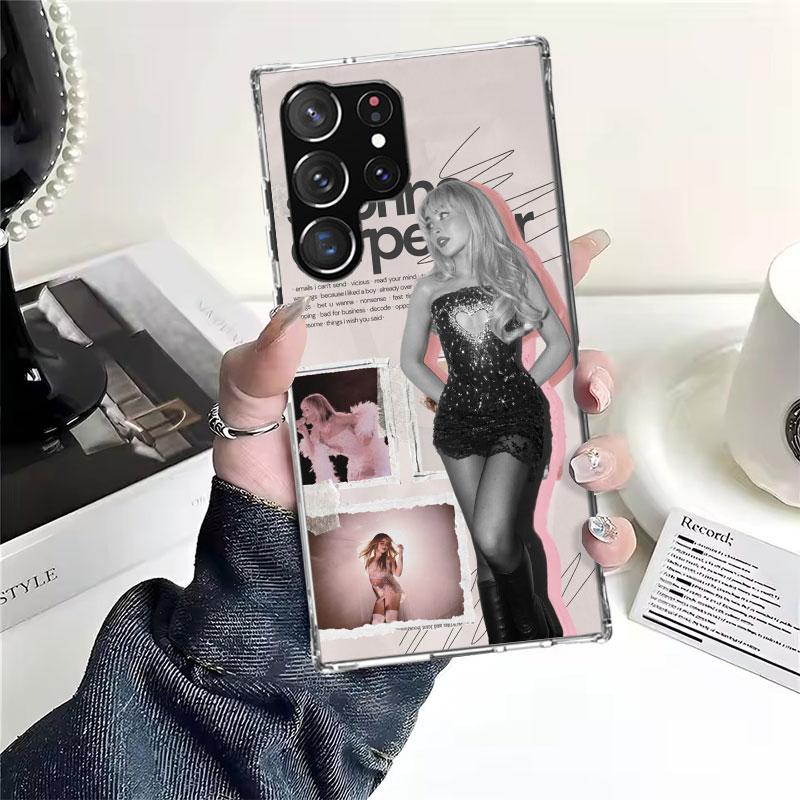 CR66 S-Sabrina C-Carpenter Soft Phone Case For Samsung Galaxy S22 S23 S24 S25 Edge S26 Ultra S20 FE S21 Plus + Fundas Coque Gala
