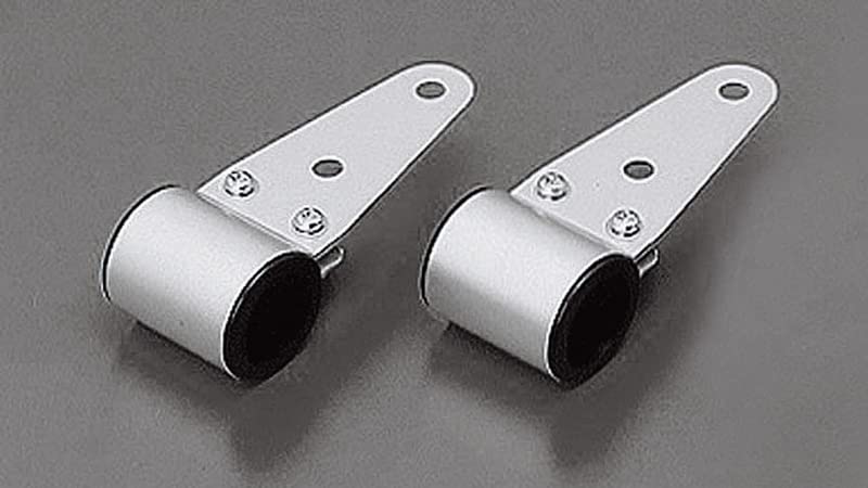 Kijima Motorcycle Parts Headlight Stay Custom 34-43mm Aluminum Silver 205-0211S