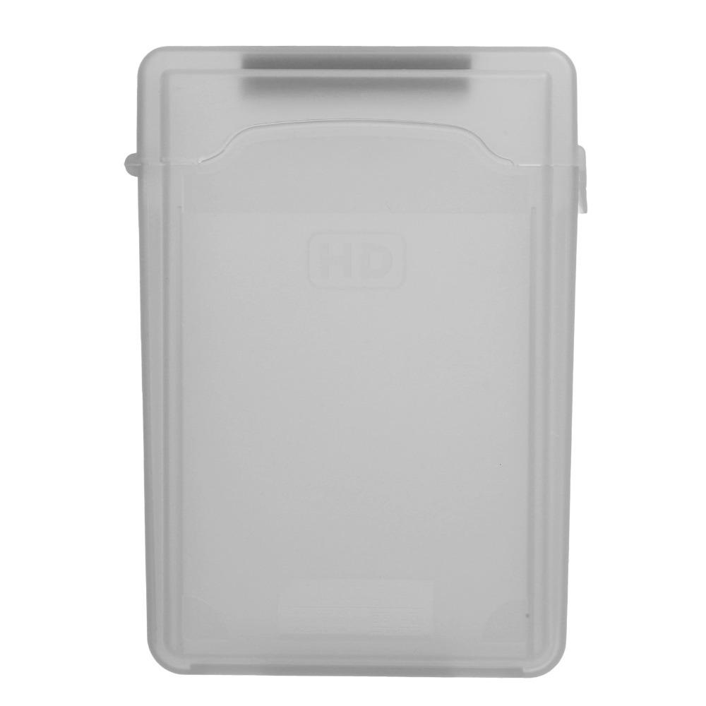 3.5in Hard Disk Protection Box ABS Transparent Waterproof Hard Drive Case Shockproof Not Inclube Hard Disk