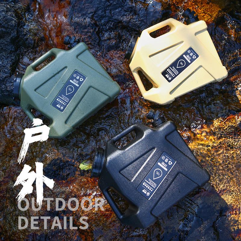 Food Grade PE Water Bucket with Faucet for Outdoor, Camping, and Household Use