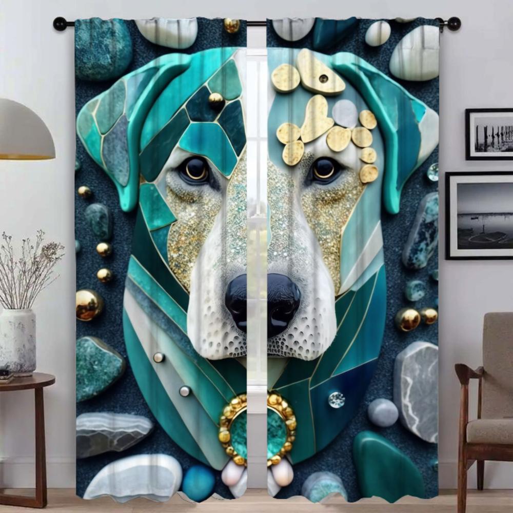 3Abstract Botanic Kintsugi Elegant Room Curtains for Living Room Tulle for Bedroom Partition Blinds Blackout Curtain Shades Home