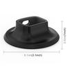 For DJI Osmo Pocket 4 / 3 PULUZ Adhesive Type Silicone Dock Desktop Base Bracket (Black)