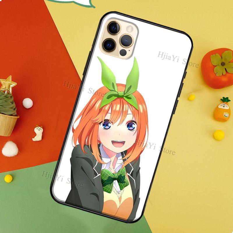 Itsuki Nino Yotsuba Nakano Case For iPhone 11 13 Pro Max 12 Mini X XR XS MAX 6 6S 7 8 Plus 5S SE 2020 Phone Cover