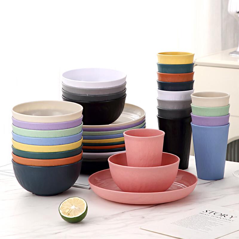 ZISIZ Stone Pattern Enamel Dinnerware Collection